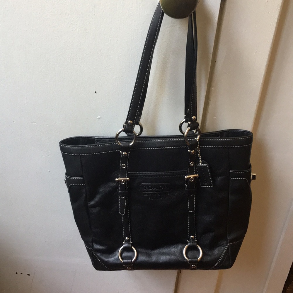 Leather Coach bag